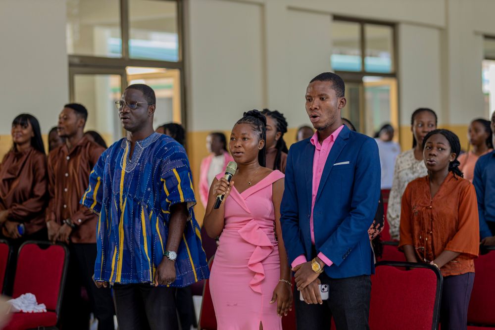 Nursing students at association launch event