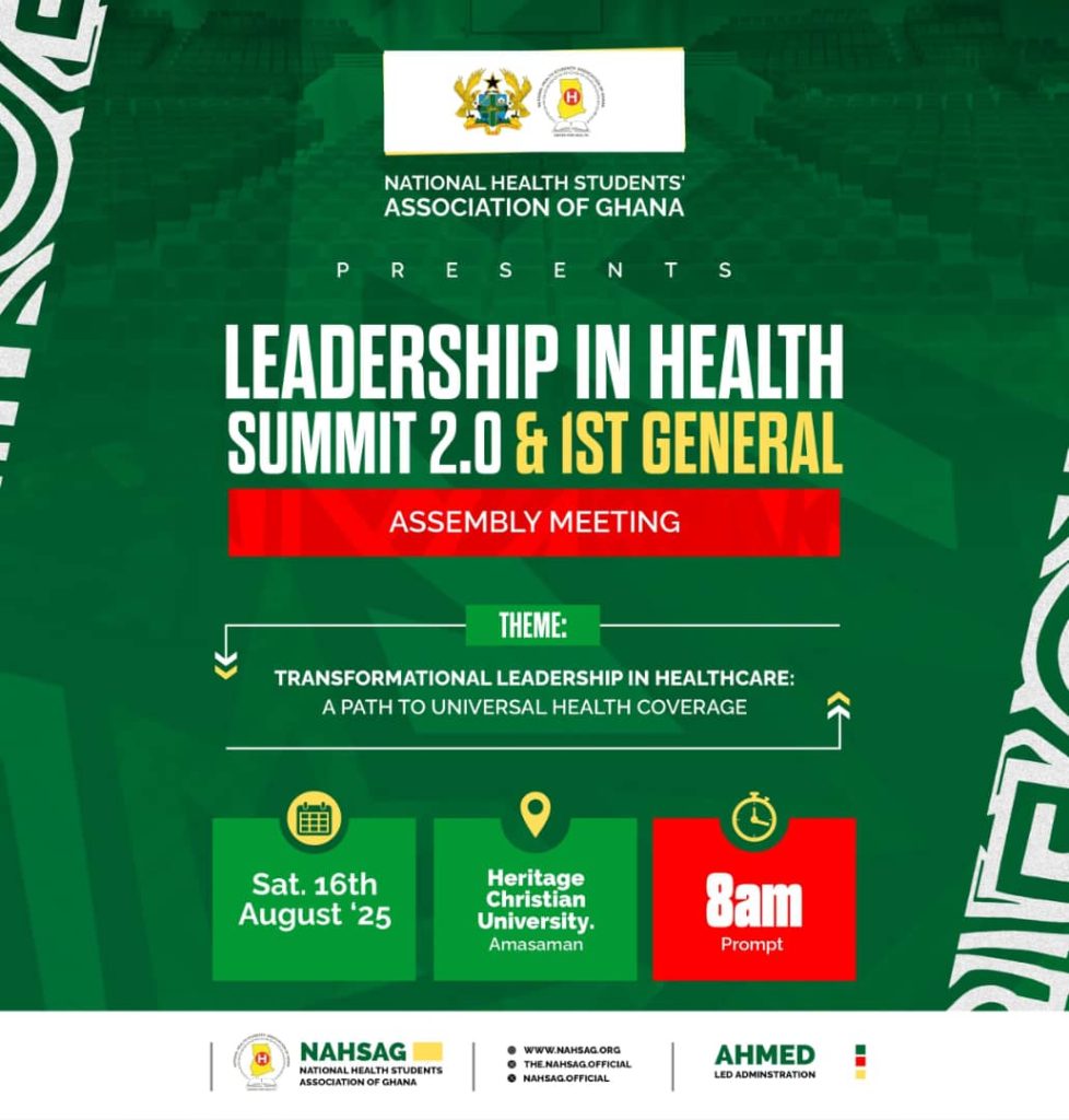 Healthcare leadership summit banner at HCU