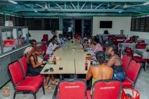 African and continental meals at cultural event