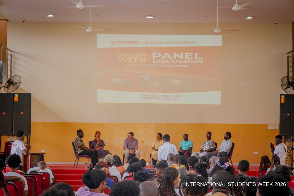 Students sharing experiences during International Students Week