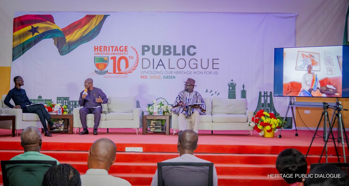 Bernard Avle moderating panel discussion