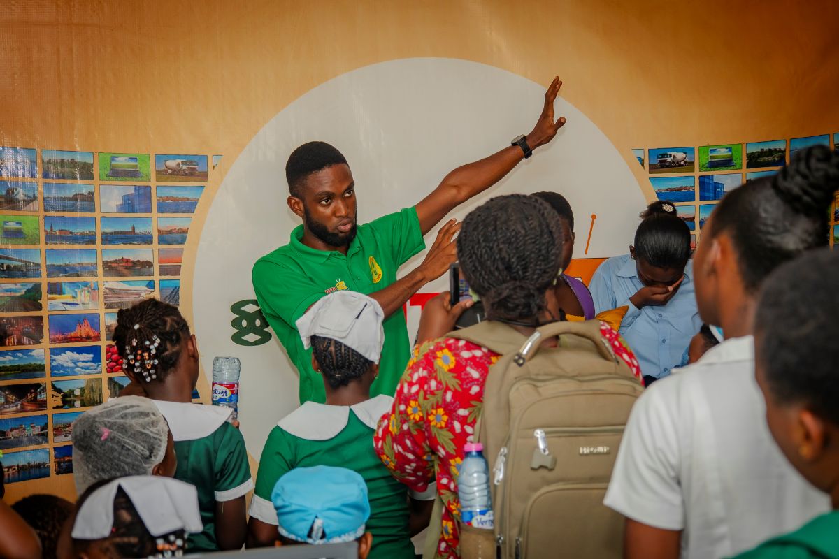 HCU staff engaging students in interactive session