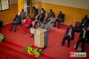 Prof. Steve Opoku-Duah speaking as guest at Heritage Christian University matriculation