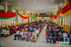 Closing prayer and blessing at Heritage Christian University matriculation event