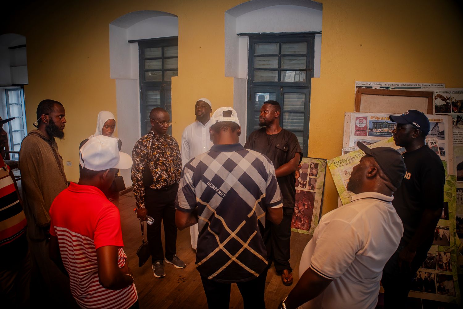 Door of No Return at Cape Coast Castle overlooking Atlantic Ocean